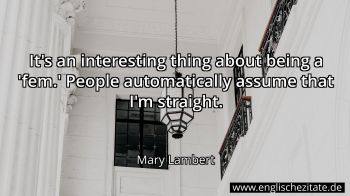 Englisches Zitat von Mary Lambert als Bild