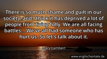 Englisches Zitat von Mary Lambert als Bild