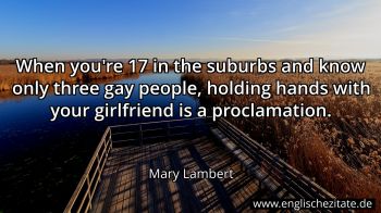 Englisches Zitat von Mary Lambert als Bild