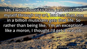 Englisches Zitat von Mary Lambert als Bild