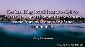 Englisches Zitat von Mary McAleese als Bild