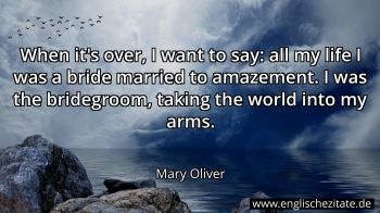 Englisches Zitat von Mary Oliver als Bild