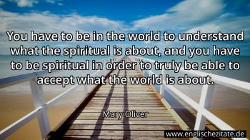 Englisches Zitat von Mary Oliver als Bild
