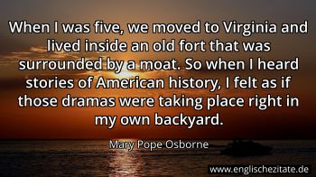 Englisches Zitat von Mary Pope Osborne als Bild