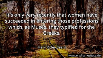 Englisches Zitat von Mary Ritter Beard als Bild