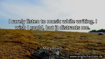 Englisches Zitat von Mary Roach als Bild