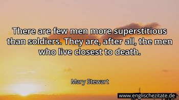 Englisches Zitat von Mary Stewart als Bild