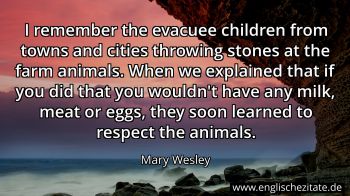 Englisches Zitat von Mary Wesley als Bild