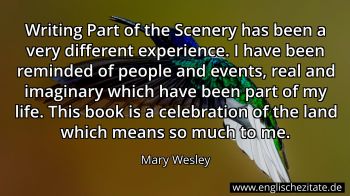 Englisches Zitat von Mary Wesley als Bild