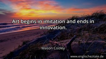 Englisches Zitat von Mason Cooley als Bild