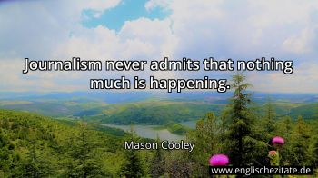 Englisches Zitat von Mason Cooley als Bild