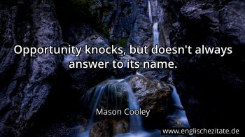 Englisches Zitat von Mason Cooley als Bild