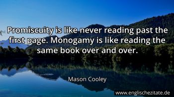 Englisches Zitat von Mason Cooley als Bild
