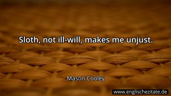 Englisches Zitat von Mason Cooley als Bild