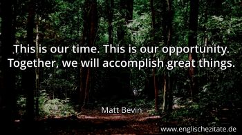 Englisches Zitat von Matt Bevin als Bild