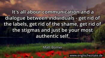 Englisches Zitat von Matt Bomer als Bild