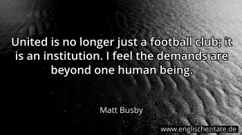 Englisches Zitat von Matt Busby als Bild