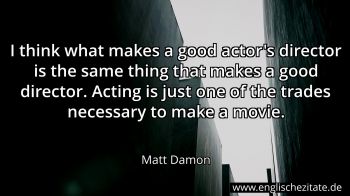 Englisches Zitat von Matt Damon als Bild