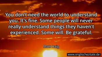 Englisches Zitat von Matt Haig als Bild