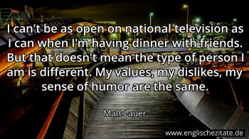 Englisches Zitat von Matt Lauer als Bild