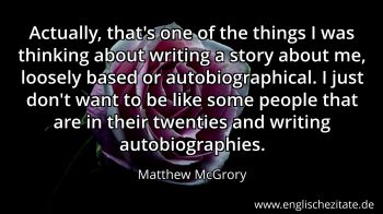 Englisches Zitat von Matthew McGrory als Bild