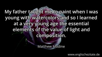 Englisches Zitat von Matthew Modine als Bild