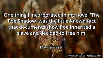 Englisches Zitat von Matthew Pearl als Bild