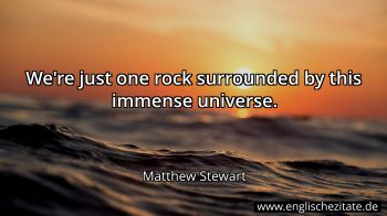 Englisches Zitat von Matthew Stewart als Bild