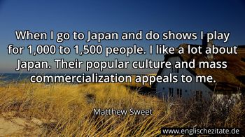 Englisches Zitat von Matthew Sweet als Bild