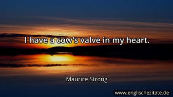 Englisches Zitat von Maurice Strong als Bild