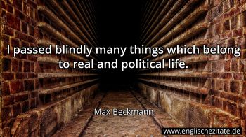 Englisches Zitat von Max Beckmann als Bild