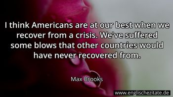 Englisches Zitat von Max Brooks als Bild