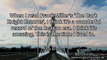 Englisches Zitat von Max Brooks als Bild