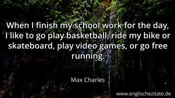 Englisches Zitat von Max Charles als Bild