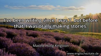 Englisches Zitat von Maxine Hong Kingston als Bild