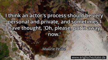 Englisches Zitat von Maxine Peake als Bild