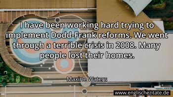Englisches Zitat von Maxine Waters als Bild