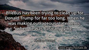 Englisches Zitat von Maxine Waters als Bild