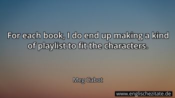 Englisches Zitat von Meg Cabot als Bild