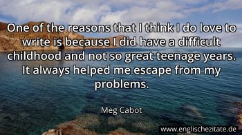 Englisches Zitat von Meg Cabot als Bild