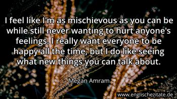 Englisches Zitat von Megan Amram als Bild