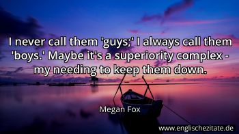 Englisches Zitat von Megan Fox als Bild