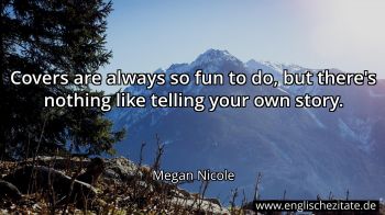 Englisches Zitat von Megan Nicole als Bild