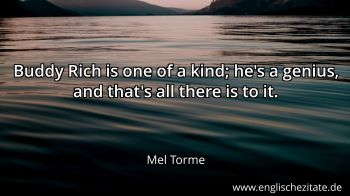 Englisches Zitat von Mel Torme als Bild