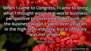 Englisches Zitat von Melissa Bean als Bild
