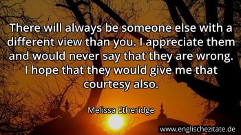 Englisches Zitat von Melissa Etheridge als Bild