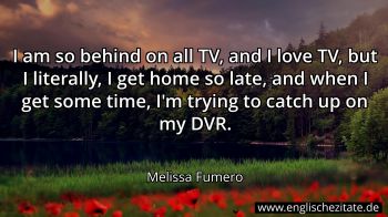 Englisches Zitat von Melissa Fumero als Bild