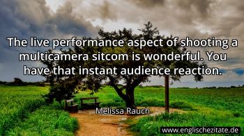 Englisches Zitat von Melissa Rauch als Bild