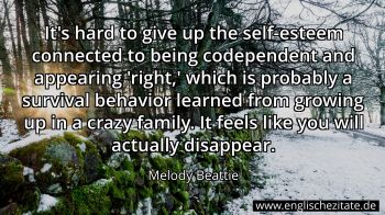Englisches Zitat von Melody Beattie als Bild