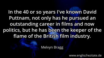 Englisches Zitat von Melvyn Bragg als Bild